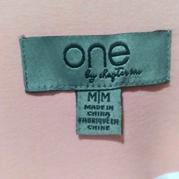One by Chapter One Open Front Jacket Pink Sz M/M - Picture 4 of 9